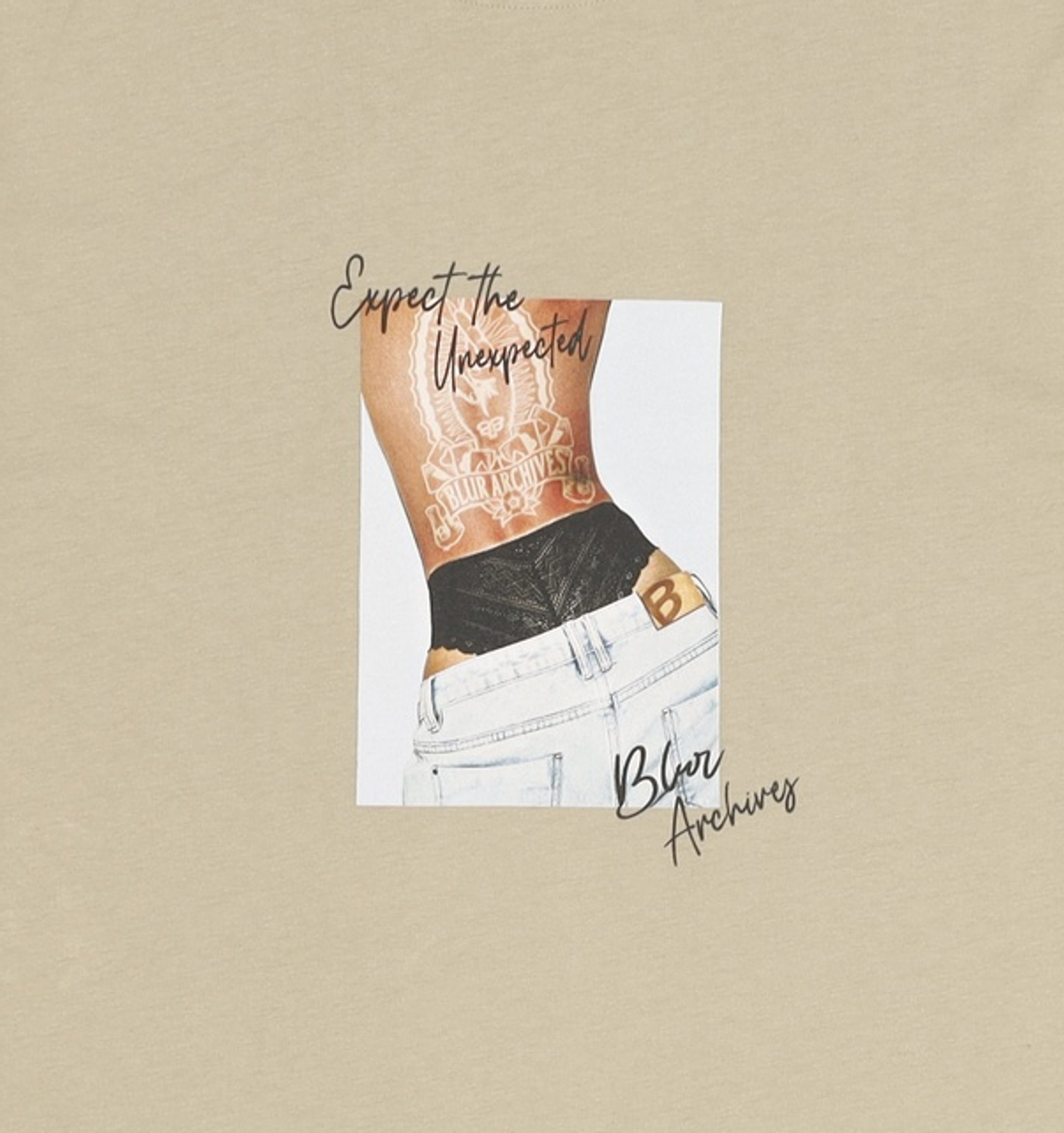 블러(BLUR) 태닝 걸 VOL.2 숏 슬리브 [카키] XL