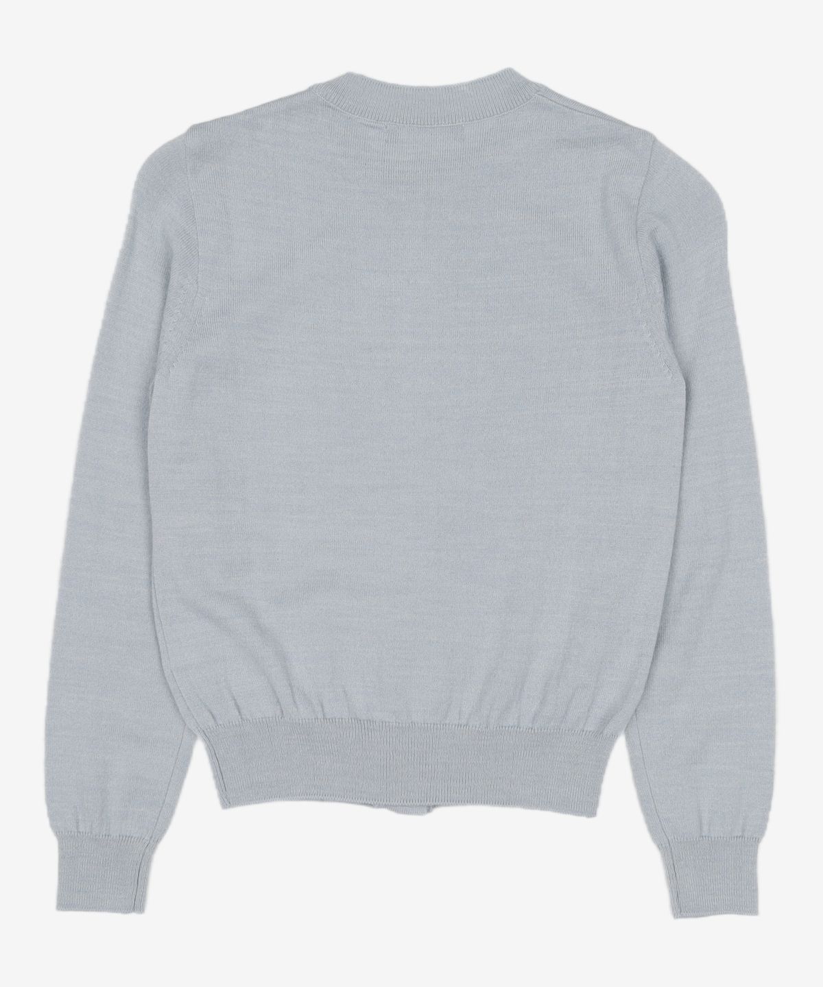 오아이오아이 컬렉션(OIOI COLLECTION) BASIC PATCH KNIT CARDIGAN (WOMEN) [SKY BLUE] FREE