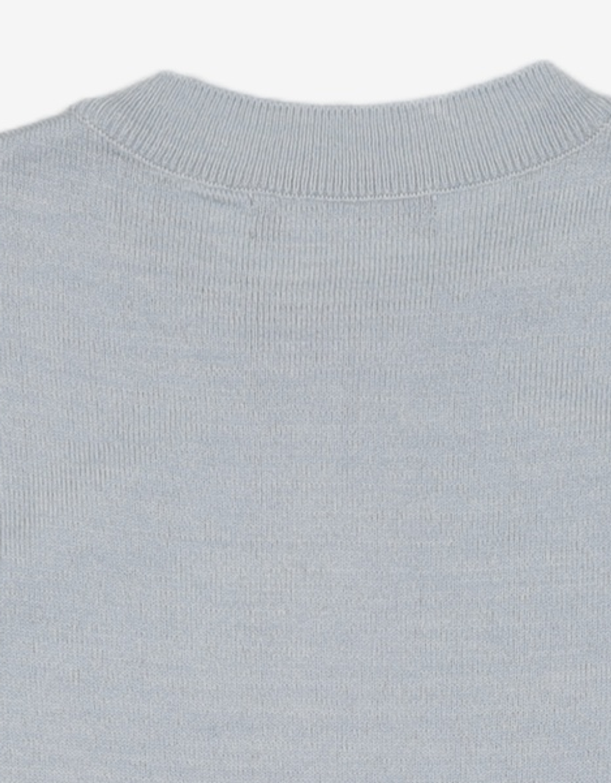 오아이오아이 컬렉션(OIOI COLLECTION) BASIC PATCH KNIT CARDIGAN (WOMEN) [SKY BLUE] FREE