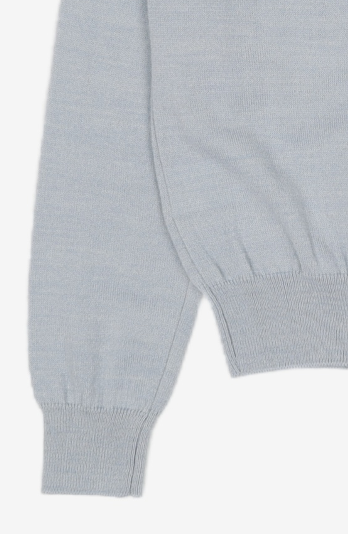 오아이오아이 컬렉션(OIOI COLLECTION) BASIC PATCH KNIT CARDIGAN (WOMEN) [SKY BLUE] FREE