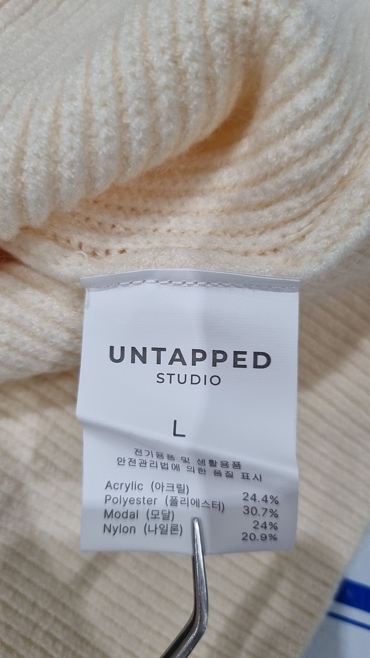 언탭트 스튜디오(UNTAPPED STUDIO) 니트/스웨터 L