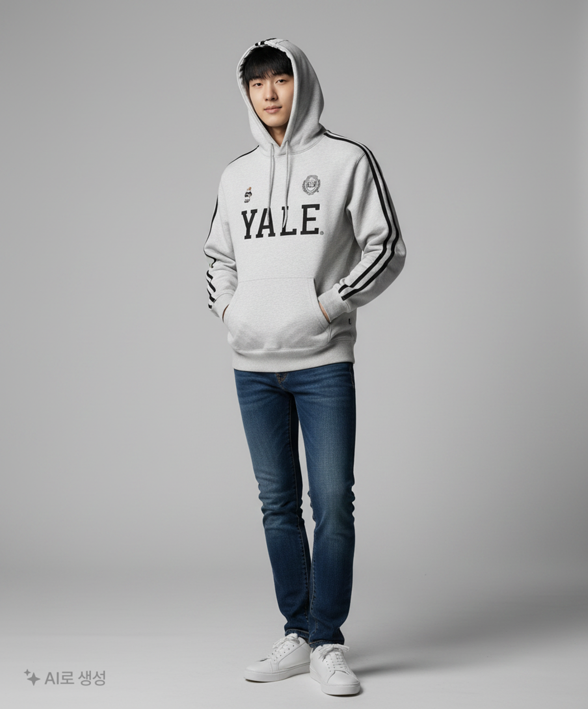 예일(YALE) 후드 티셔츠 3