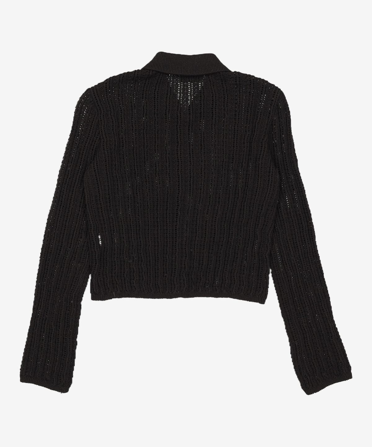 뮤제드(MUSED) Sea Foam Crochet Cardigan - Black ONE