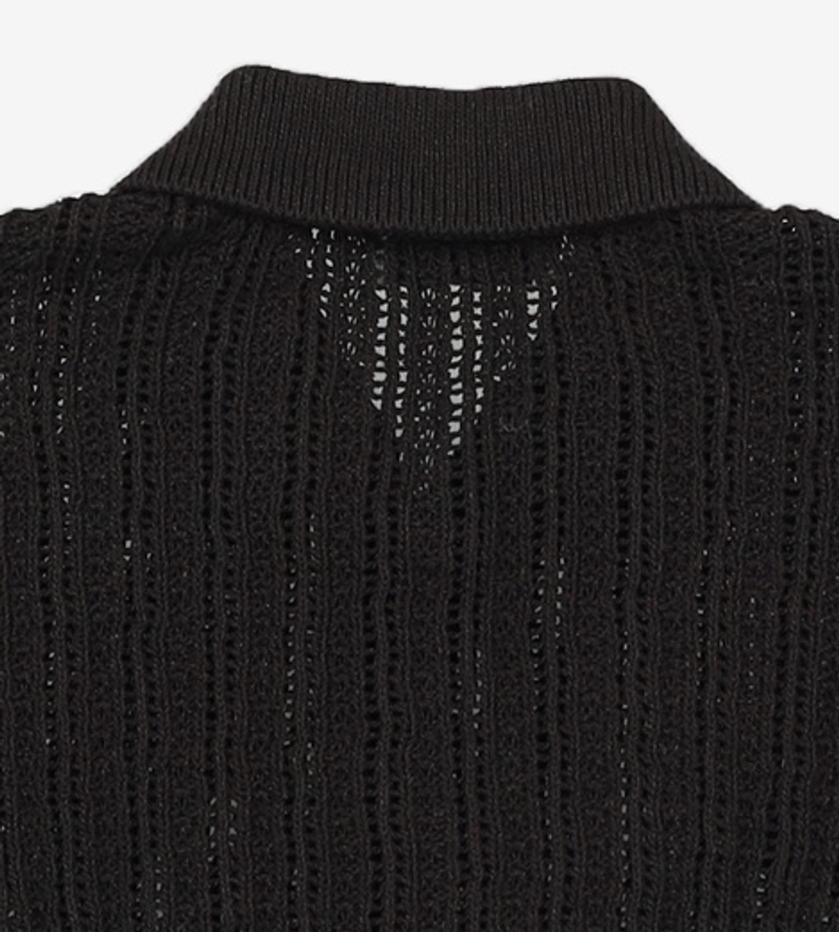 뮤제드(MUSED) Sea Foam Crochet Cardigan - Black ONE