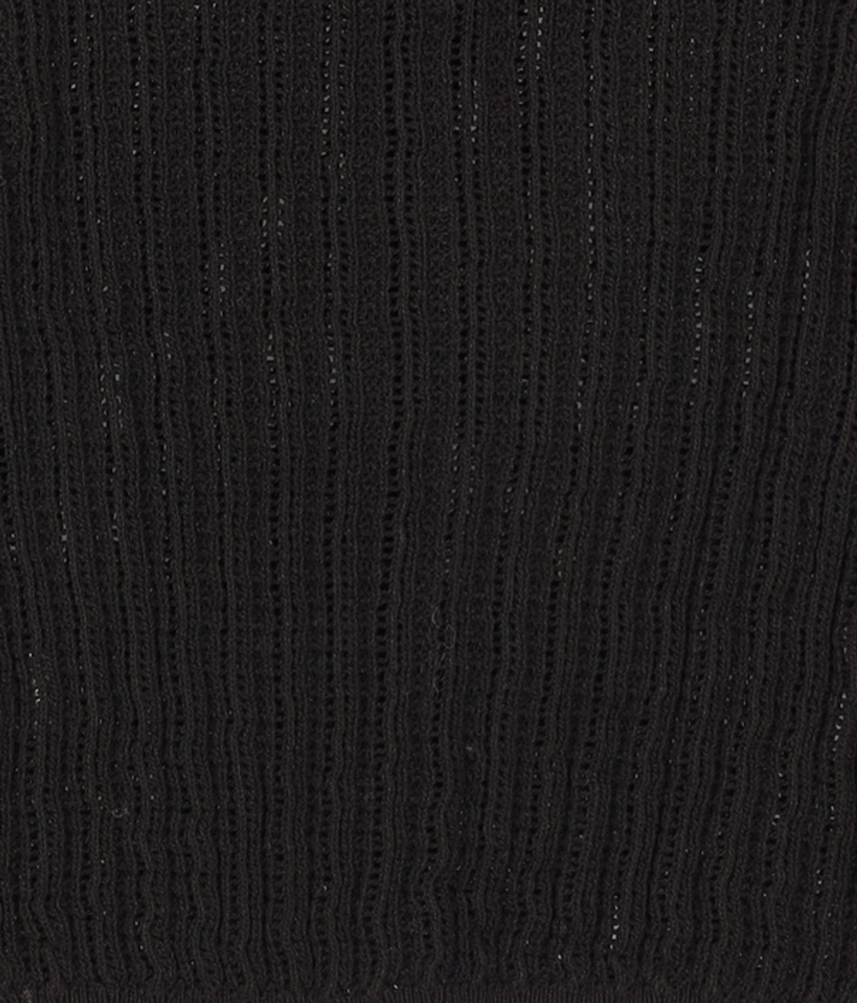 뮤제드(MUSED) Sea Foam Crochet Cardigan - Black ONE