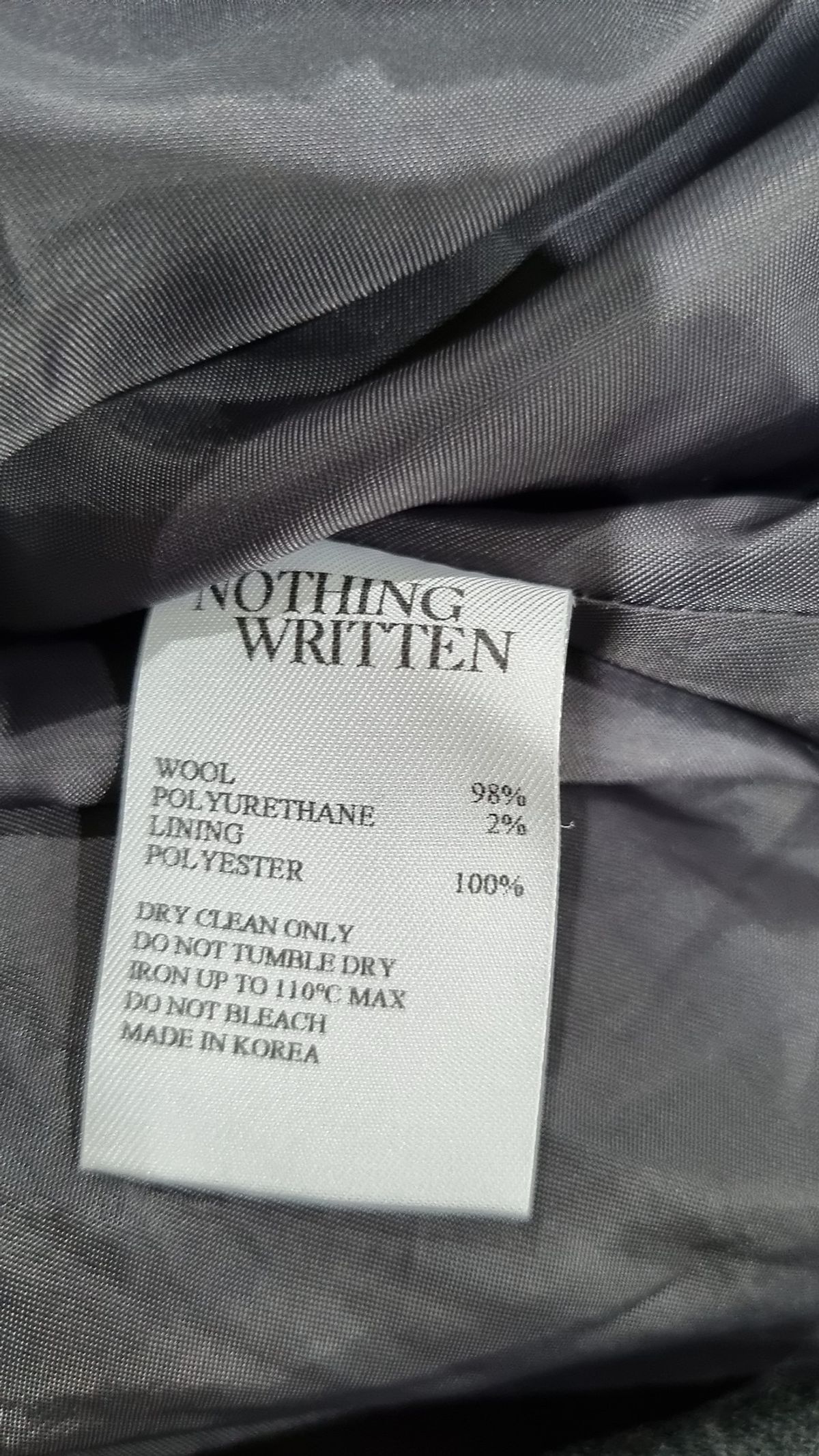 낫띵리튼(NOTHING WRITTEN) 미디스커트 S