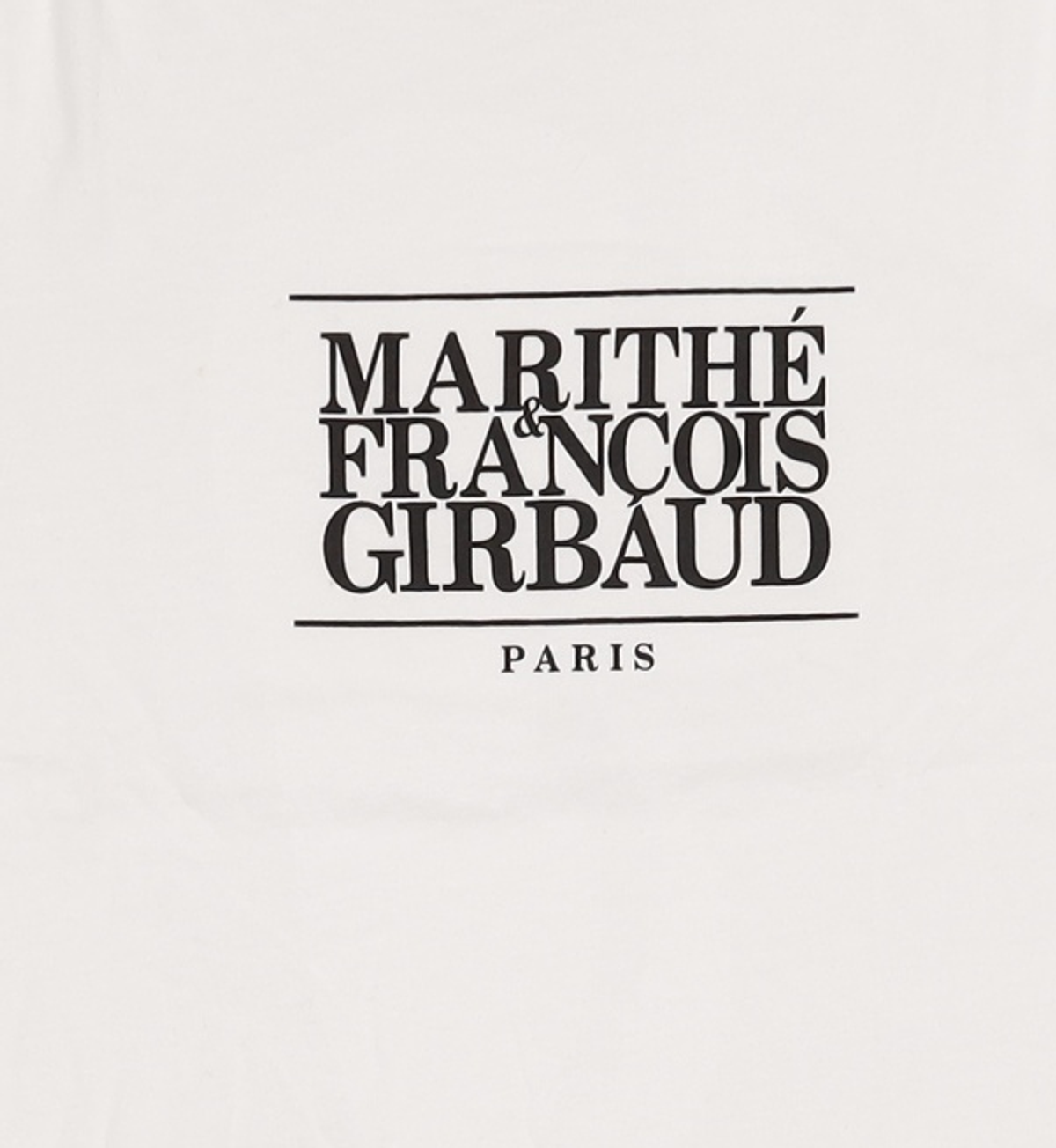 마리떼 프랑소와 저버(MARITHÉ + FRANҪOIS GIRBAUD) W CLASSIC LOGO TEE light beige M
