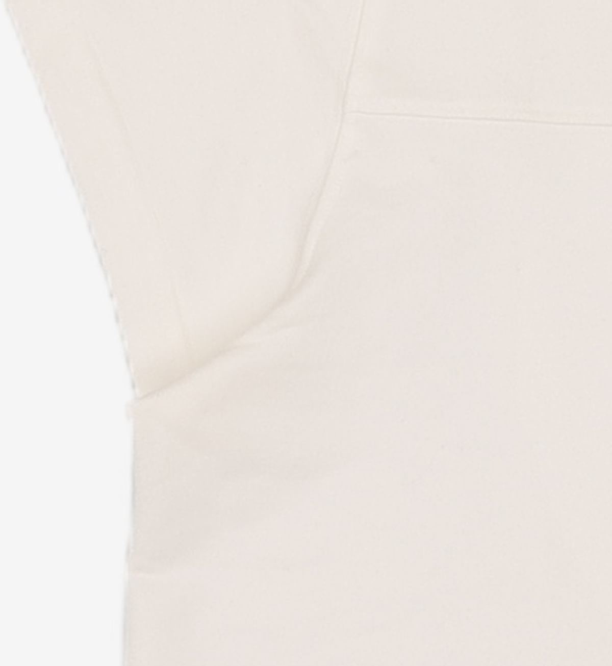 트리밍버드(TREEMINGBIRD) Metal Cut Point Crop T-shirts [ White ] OS
