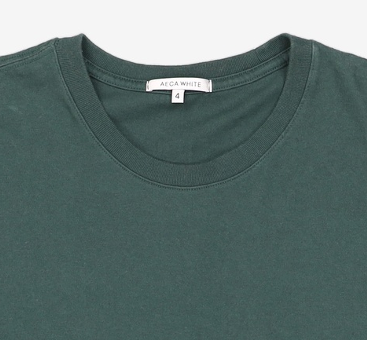 에이카화이트(AECA) HALF SLEEVE TEE (Premium BASIC) -LIGHT CHARCOAL 4