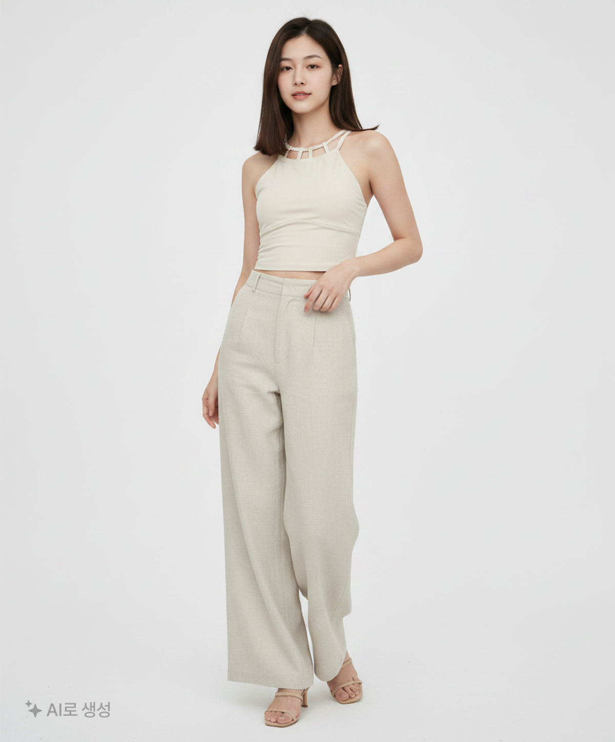 젝시믹스(XEXYMIX) 블랙라벨 시그니처 파워라이즈 홀터넥 크롭탑 블랙 XFK2BL1501 S