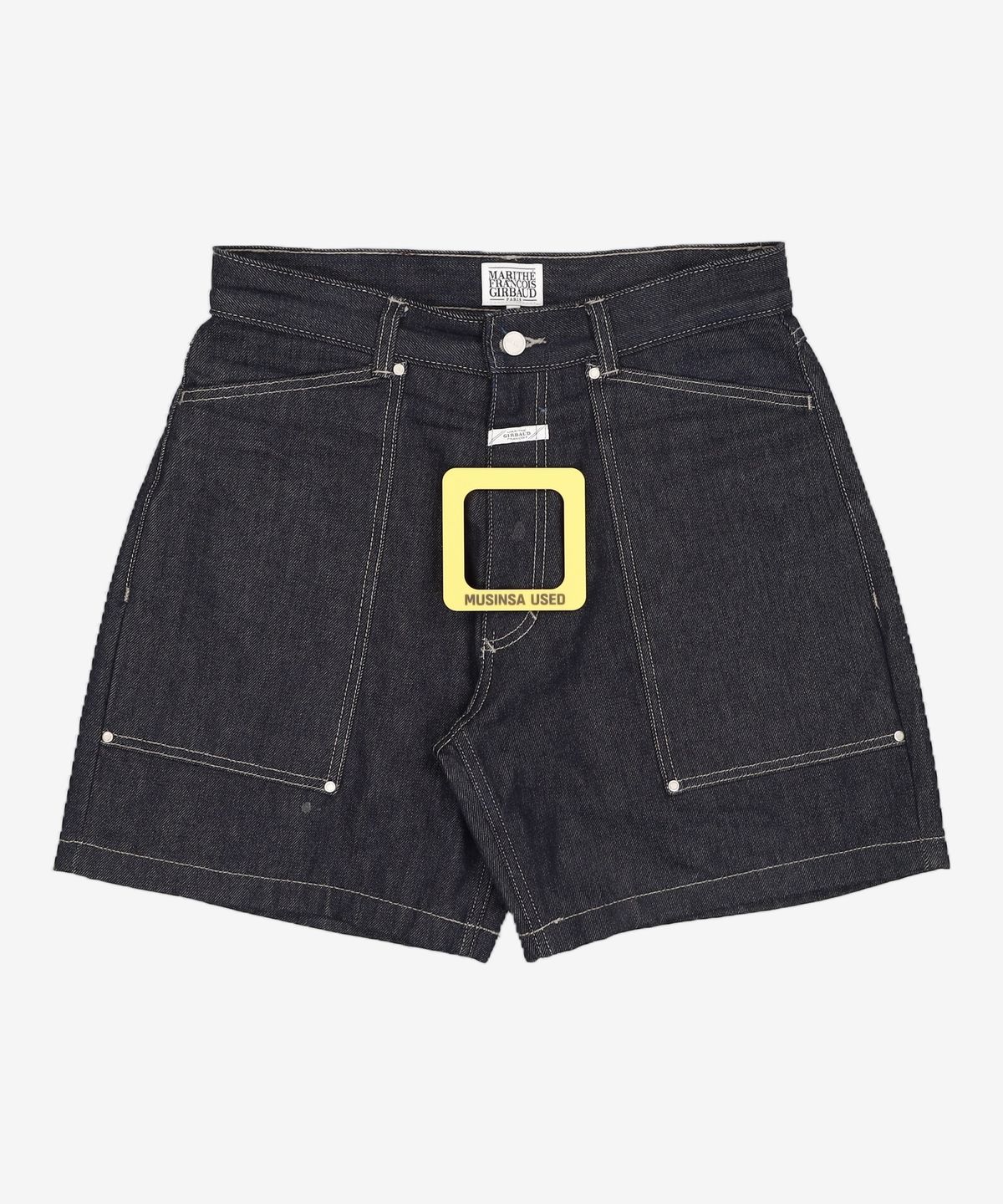 마리떼 프랑소와 저버(MARITHÉ + FRANҪOIS GIRBAUD) M OUT POCKET DENIM SHORTS blue S