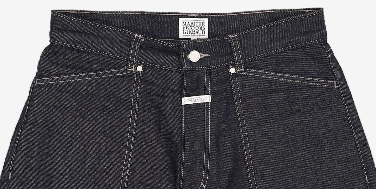 마리떼 프랑소와 저버(MARITHÉ + FRANҪOIS GIRBAUD) M OUT POCKET DENIM SHORTS blue S
