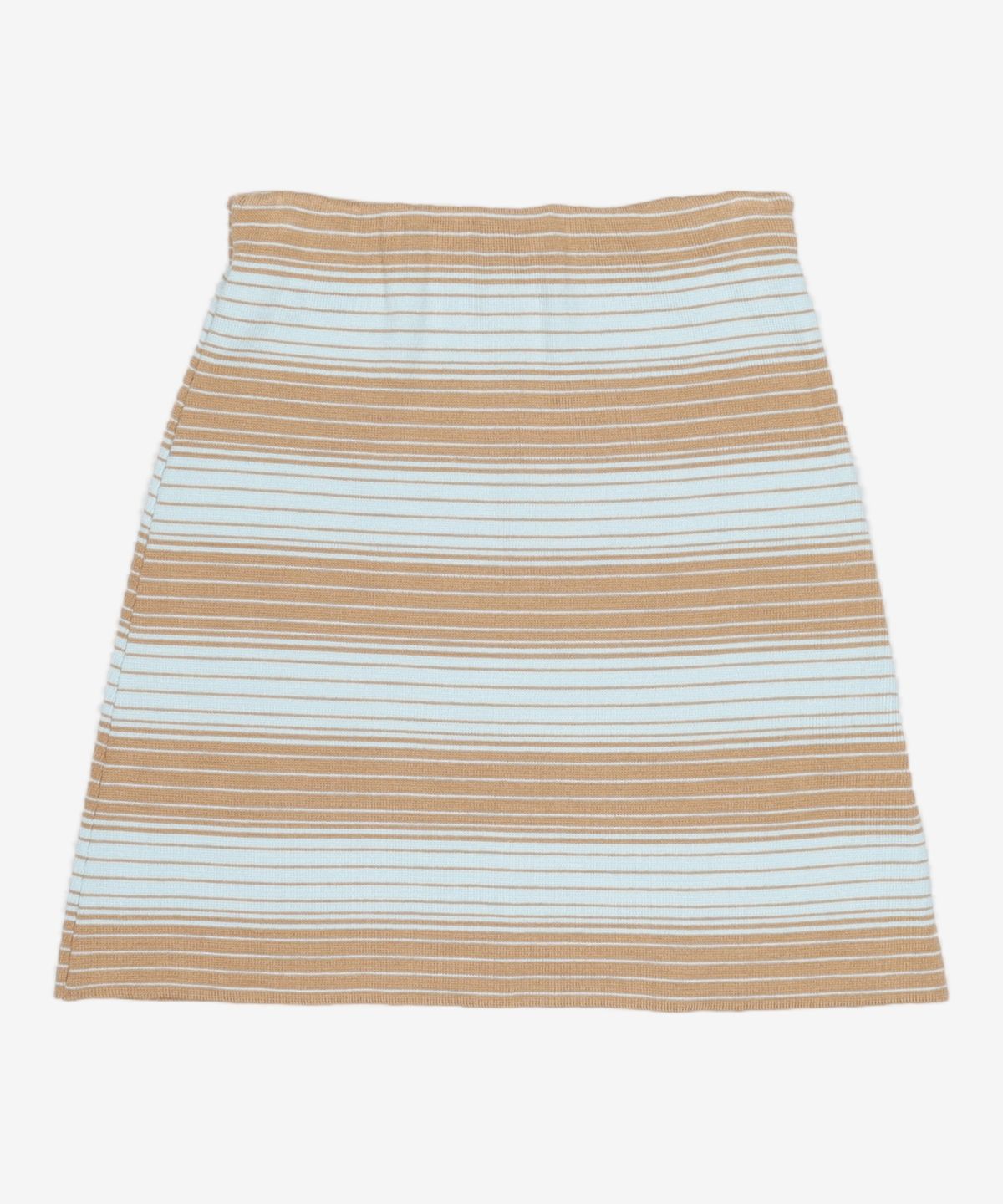 큐리티(CURETTY) C STRIPE KNIT SKIRT_SKY BLUE S