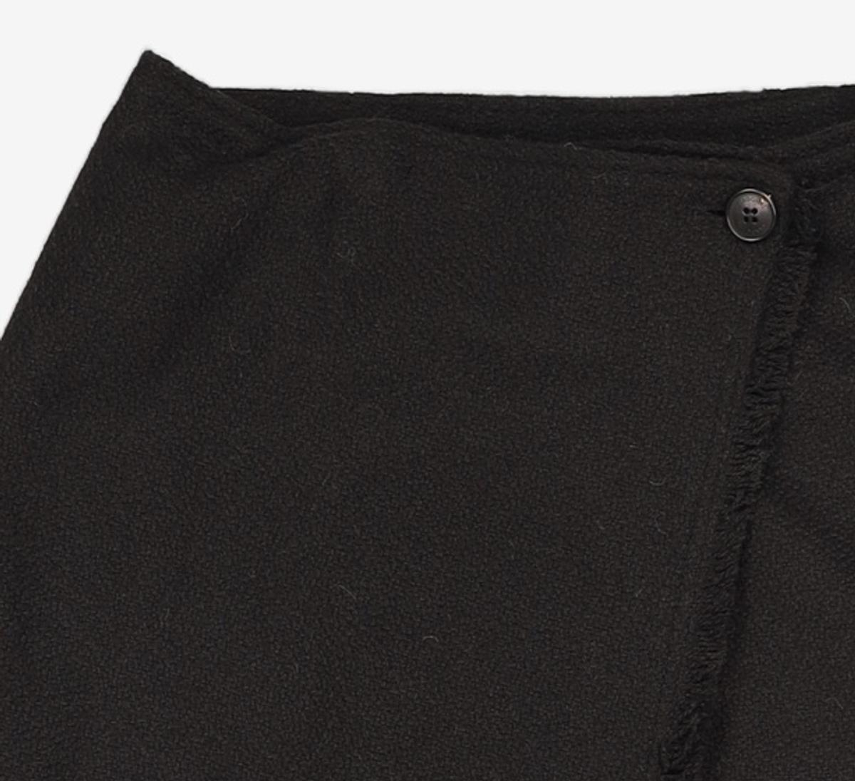 다이애그널(DIAGONAL) fringe tweed skirt L