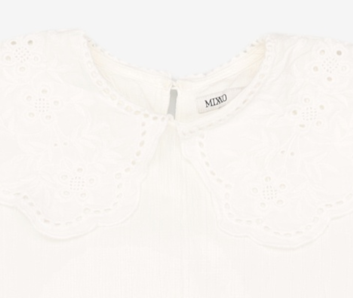 미쏘(MIXXO) 레이스카라 블라우스 MIWBLBT13G S