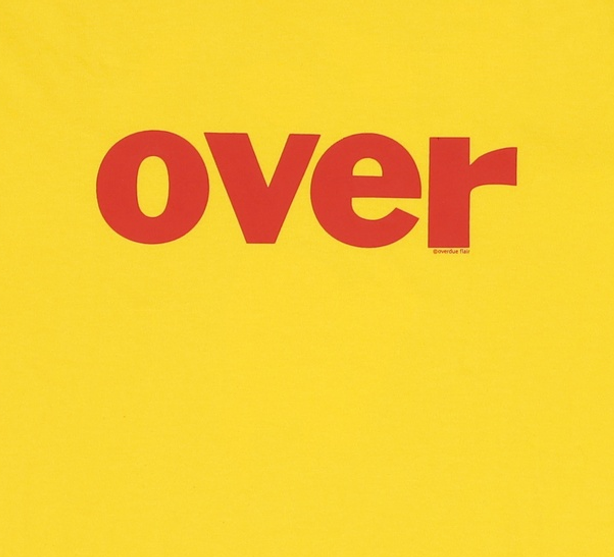 오버듀플레어(OVERDUEFLAIR) 반소매 티셔츠 FREE