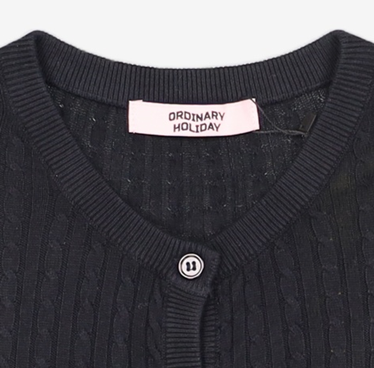 오디너리 홀리데이(ORDINARY HOLIDAY) 썸머케이블가디건 SUMMER CABLE CARDIGAN FREE