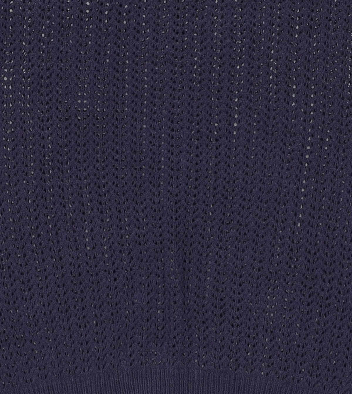코텔로(KOTELO) Cotton Blended Color Point Crochet Pullover  Navy FREE