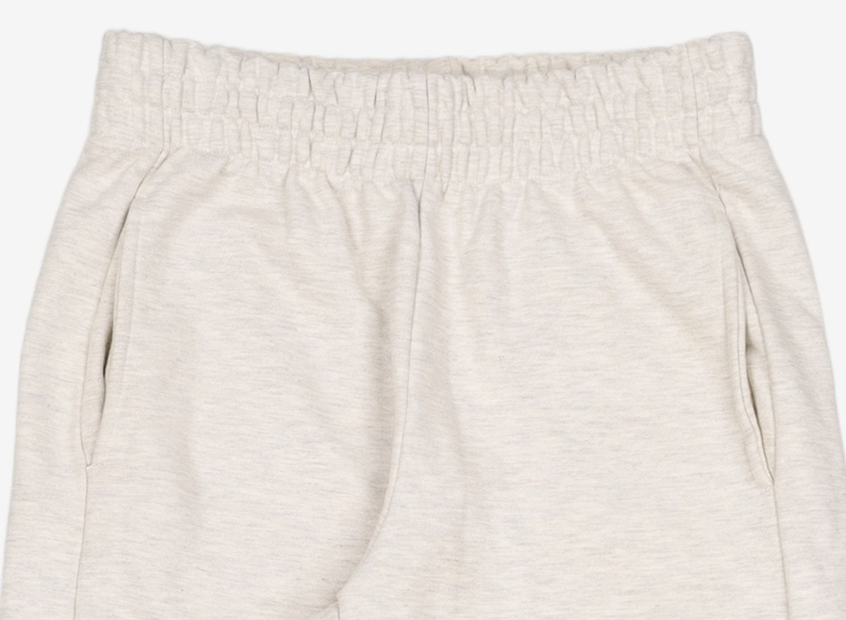 노매뉴얼(NOMANUAL) 3T ARCH LOGO SWEATPANTS - OATMEAL MELANGE L
