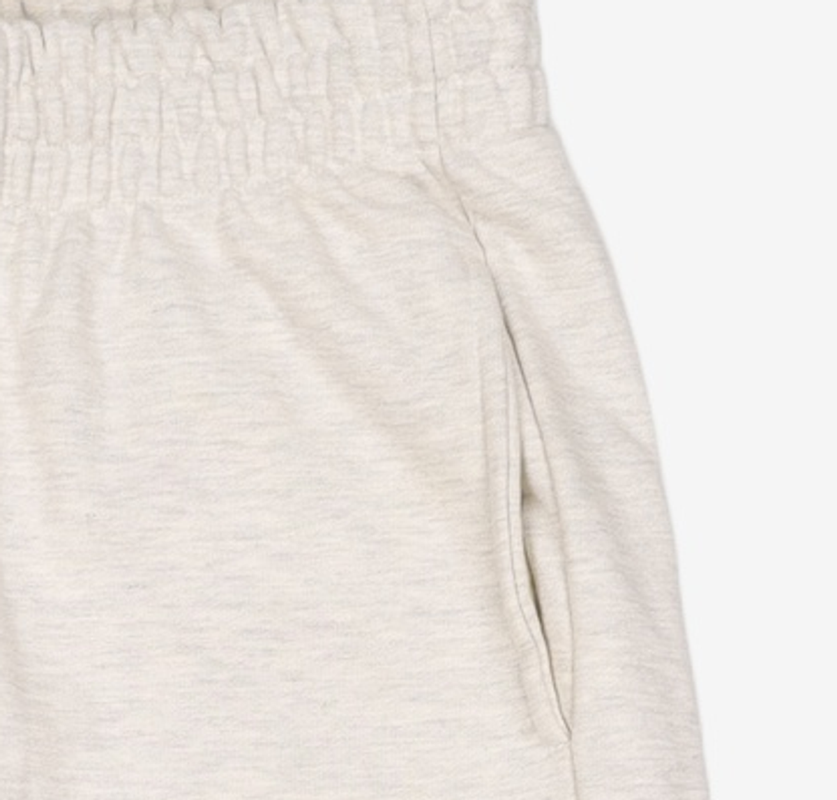 노매뉴얼(NOMANUAL) 3T ARCH LOGO SWEATPANTS - OATMEAL MELANGE L