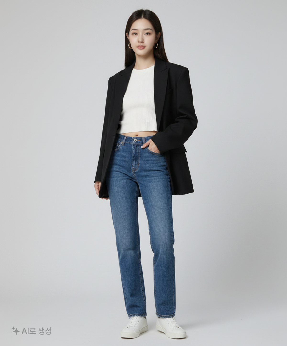 엘보른(ELBORN) 청/데님 팬츠 34