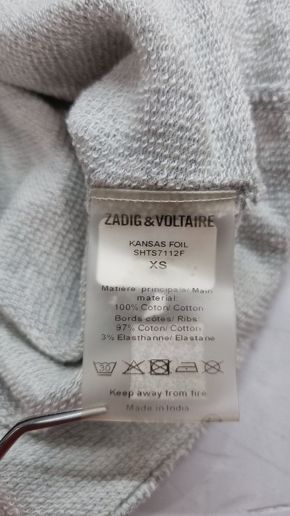 쟈딕 앤 볼테르(ZADIG & VOLTAIRE) 맨투맨/스웨트셔츠 XL