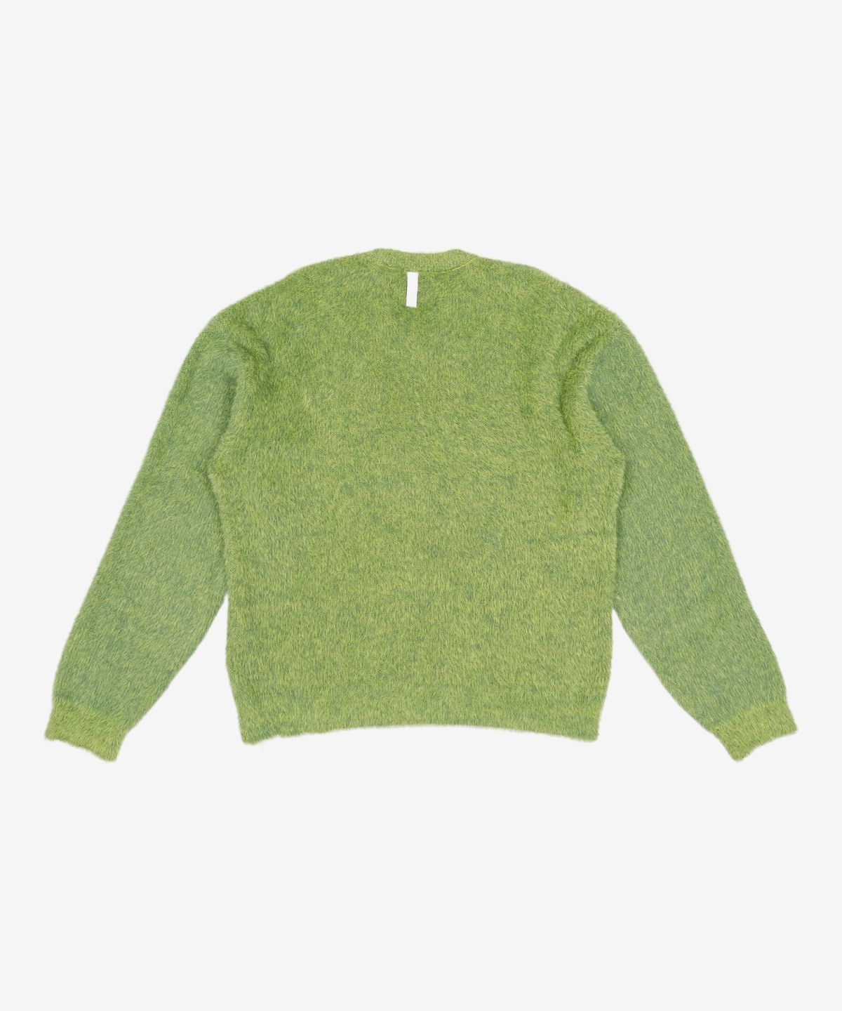 노매뉴얼(NOMANUAL) CROPPED HAIRY KNIT - GRASS GREEN XL