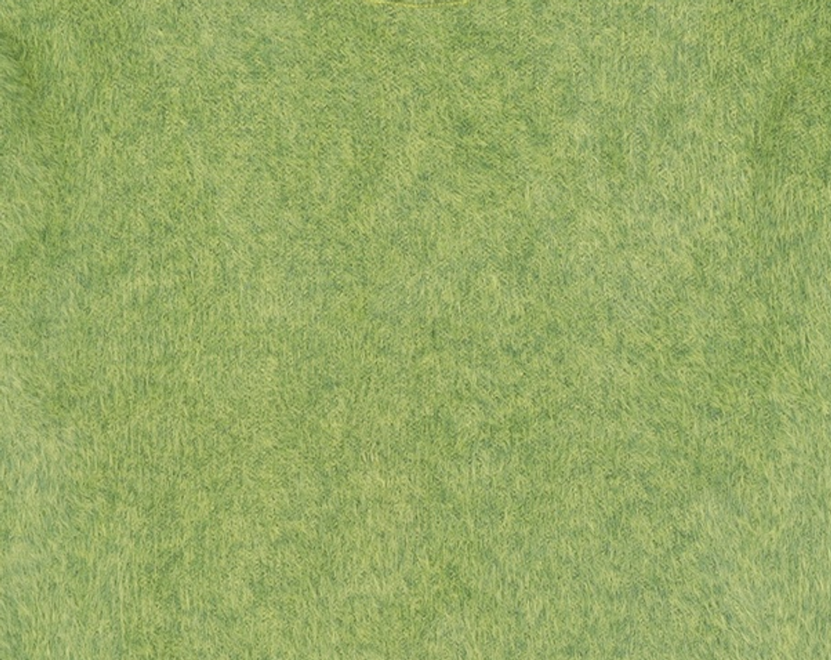 노매뉴얼(NOMANUAL) CROPPED HAIRY KNIT - GRASS GREEN XL