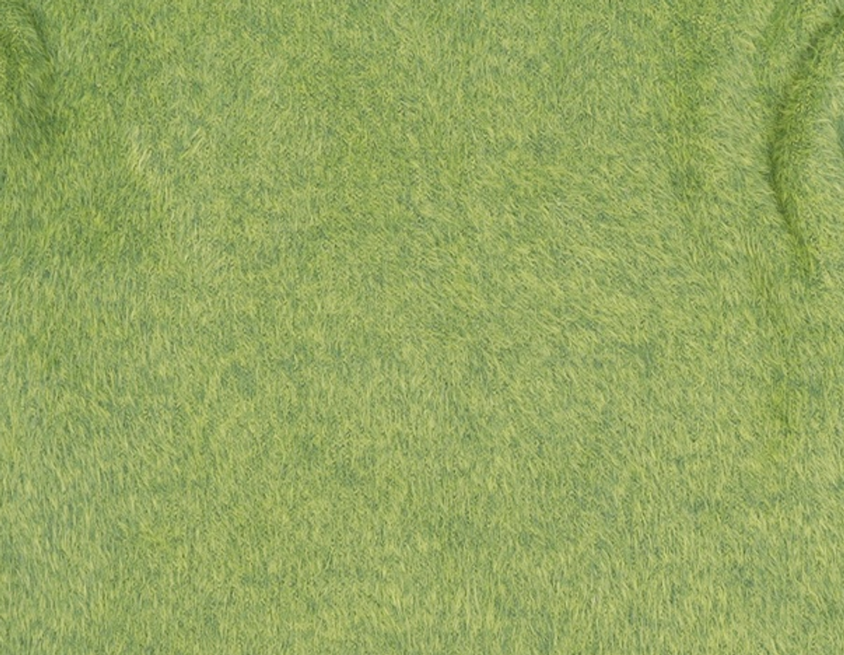 노매뉴얼(NOMANUAL) CROPPED HAIRY KNIT - GRASS GREEN XL