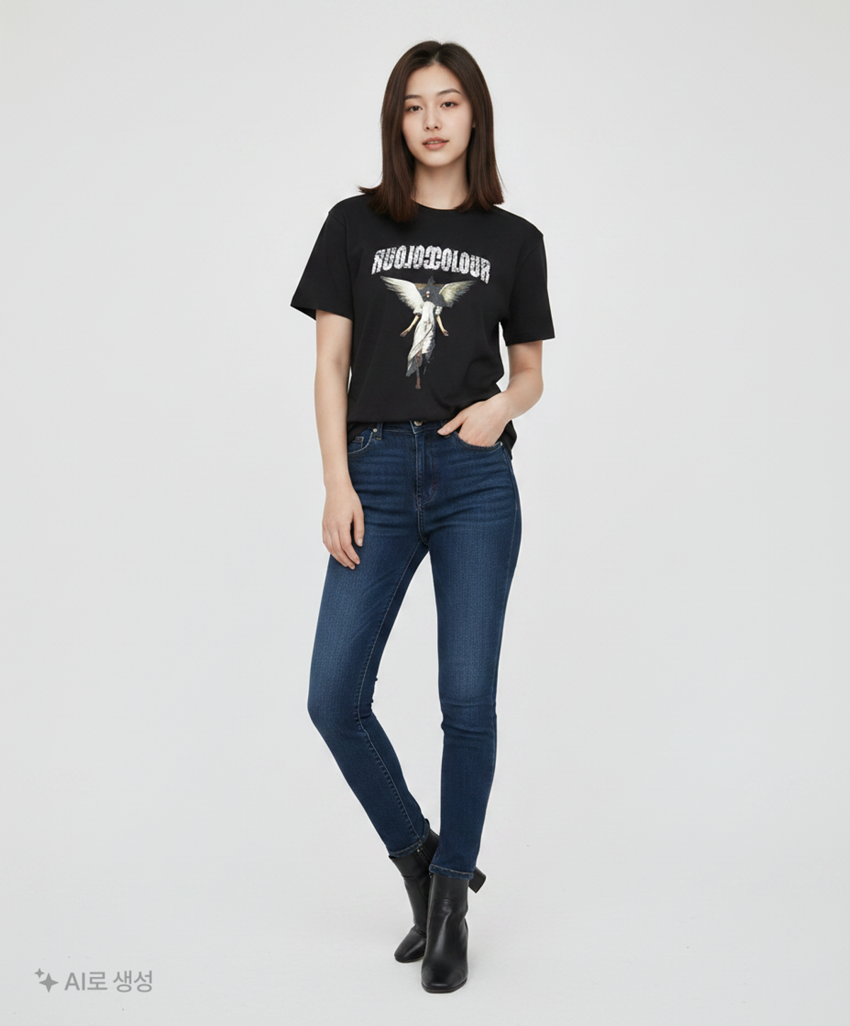 본바트(VONVAT) Angel Graphic Washed Short Sleeve 1