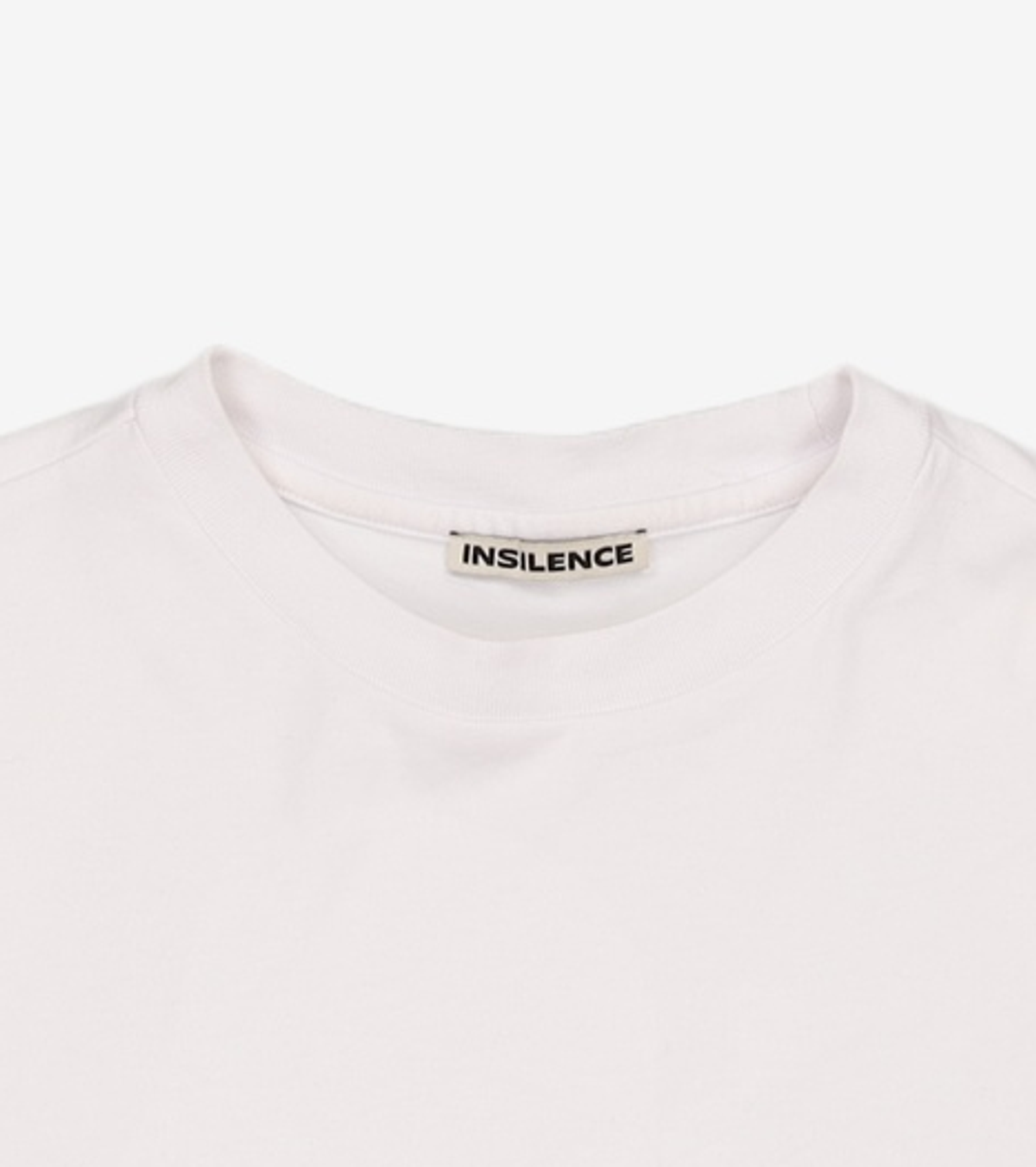 인사일런스(INSILENCE) 오리가미 스티치 티셔츠 WHITE S