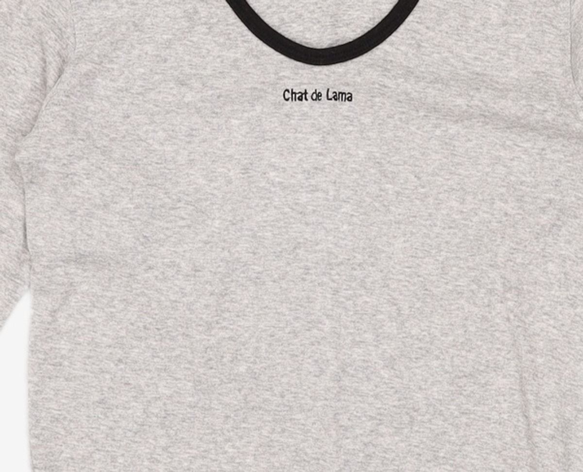 샤드라마(CHAT DE LAMA) 긴소매 티셔츠 FREE