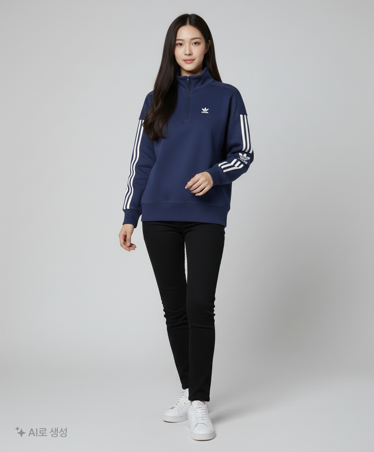 아디다스(ADIDAS) [ED7528] 락업 스웨트 - 네이비 L