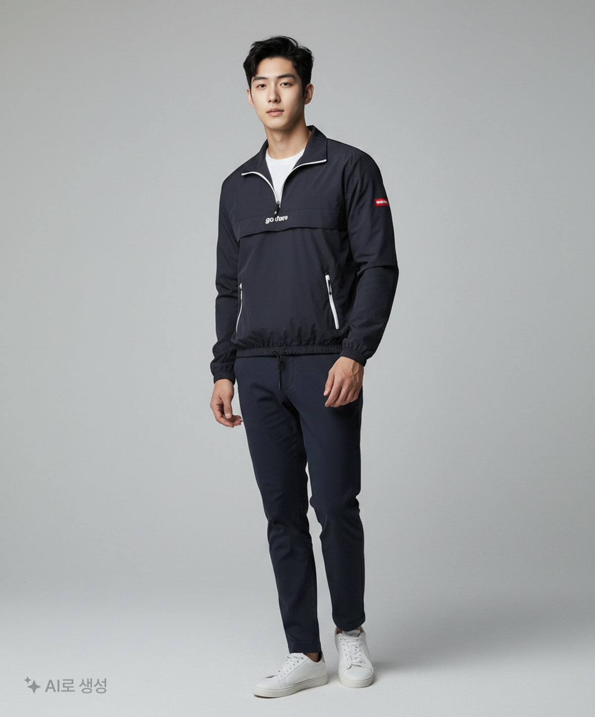 씨엔엔 어패럴(CNN APPAREL) STYLE go there HALF NECK ANORAK 100