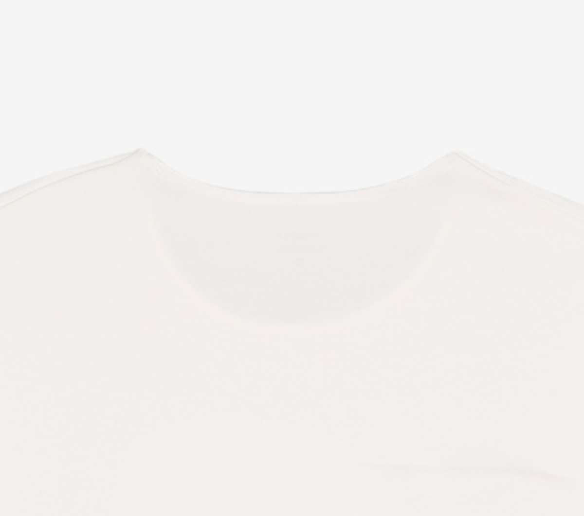 무신사 스탠다드(MUSINSA STANDARD) 폰테 크루 넥 긴팔 티셔츠 [오프 화이트] XL