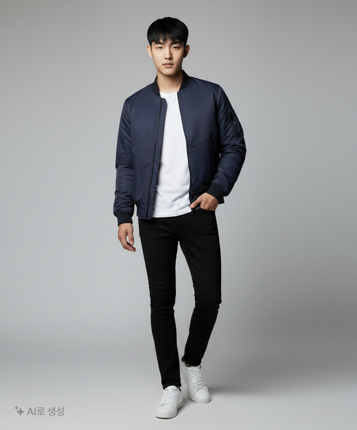 유니클로(UNIQLO) 항공 점퍼/블루종/MA-1 L