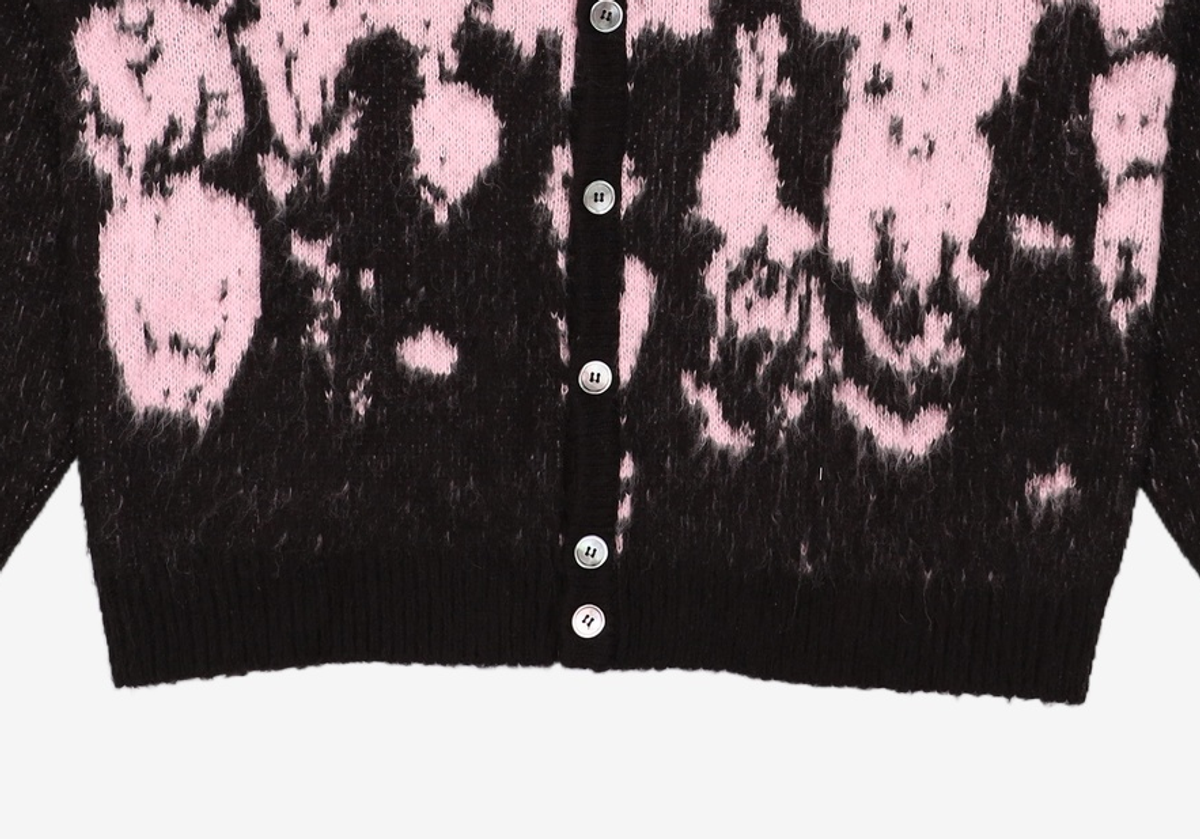 노매뉴얼(NOMANUAL) PPS HAIRY CARDIGAN - PINK M