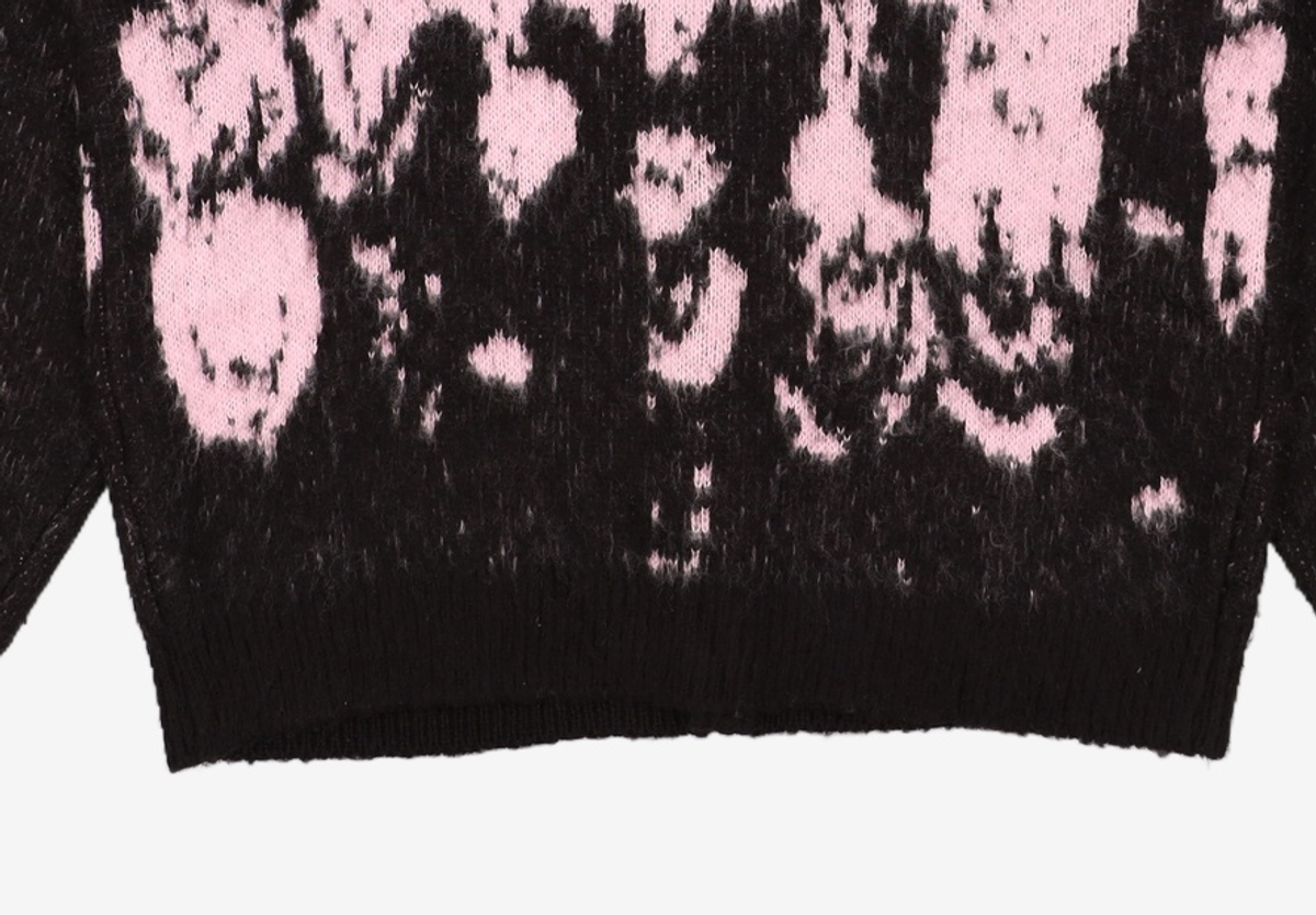 노매뉴얼(NOMANUAL) PPS HAIRY CARDIGAN - PINK M