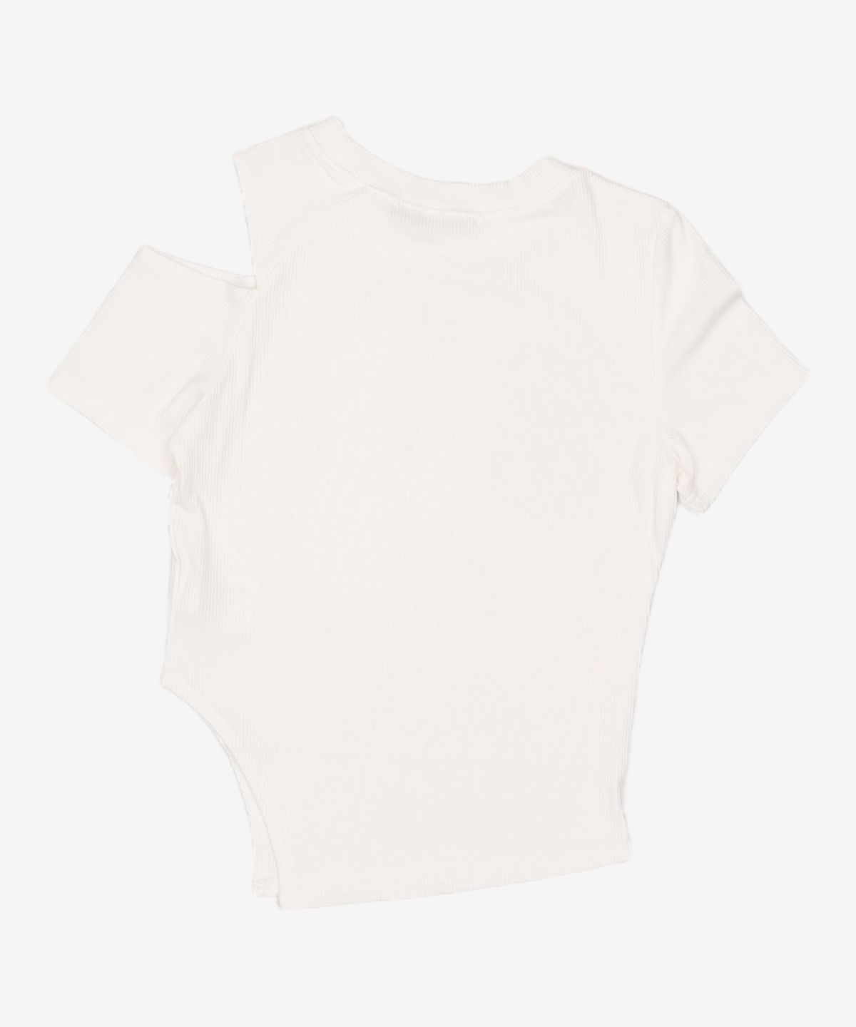 미쏘(MIXXO) 컷아웃 크롭 반팔티_MIWHWD737A S