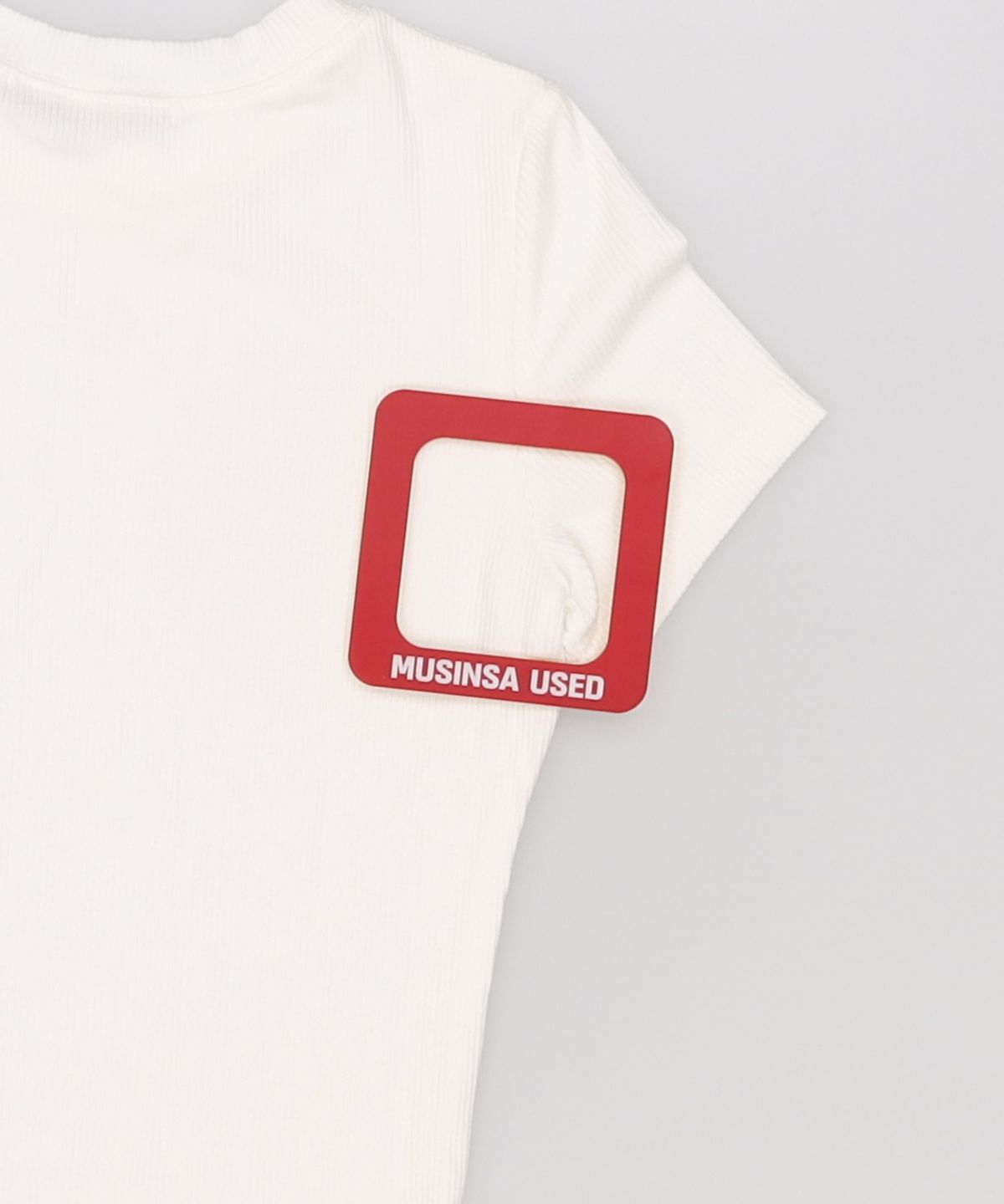 미쏘(MIXXO) 컷아웃 크롭 반팔티_MIWHWD737A S
