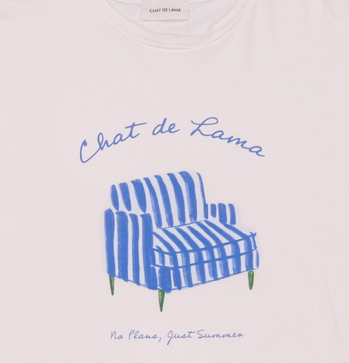 샤드라마(CHAT DE LAMA) 반소매 티셔츠 FREE