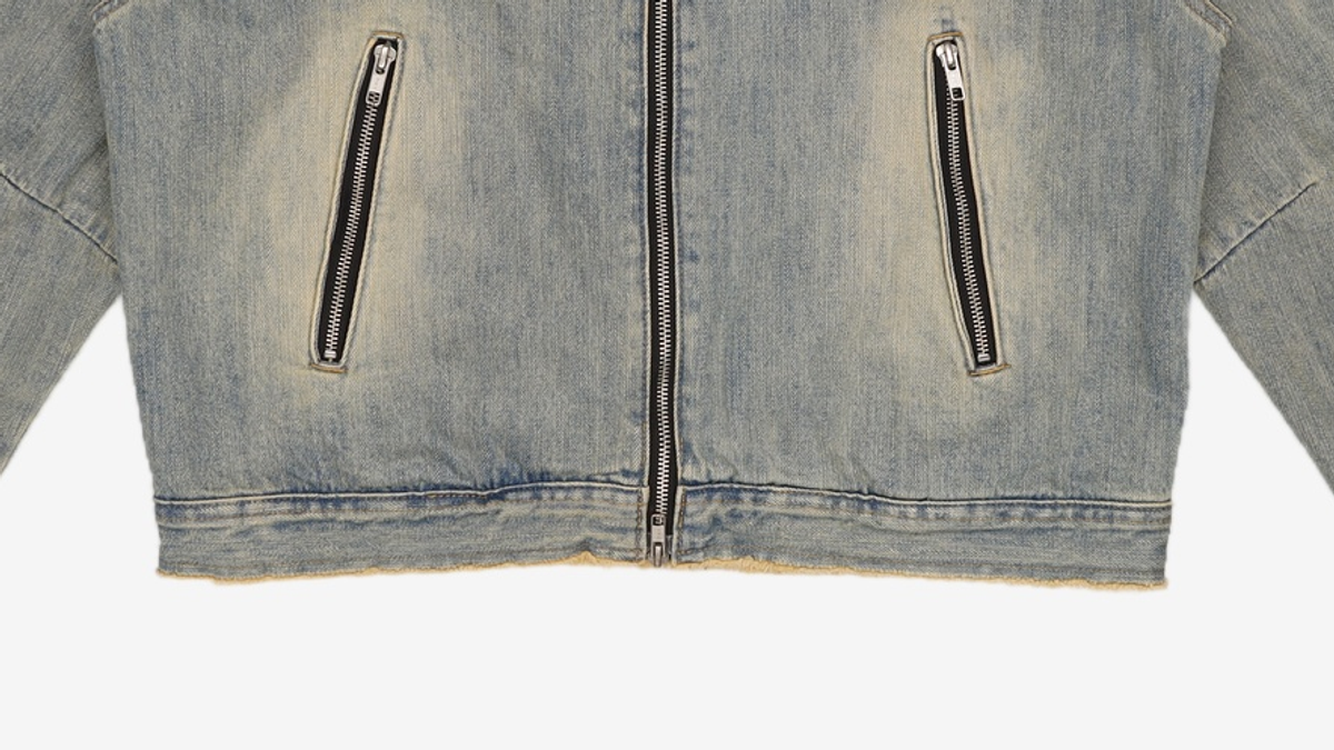 애프터아워즈(AFTERHOURS) RACER DENIM JACKET (INDIGO) L