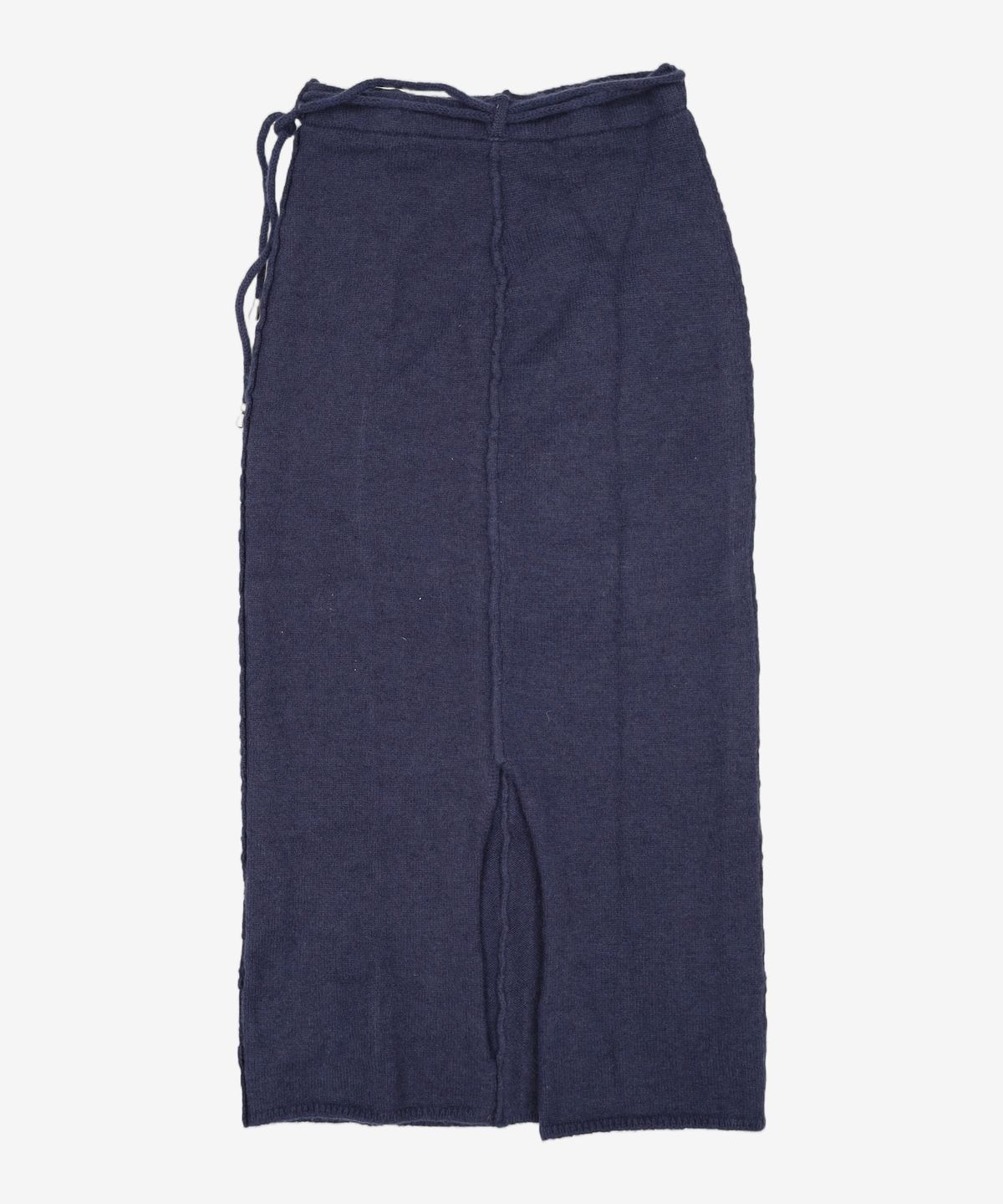 몽돌(MONGDOL) 스트랩 맥시 울 니트 스커트 네이비 MDSK024NAVY S