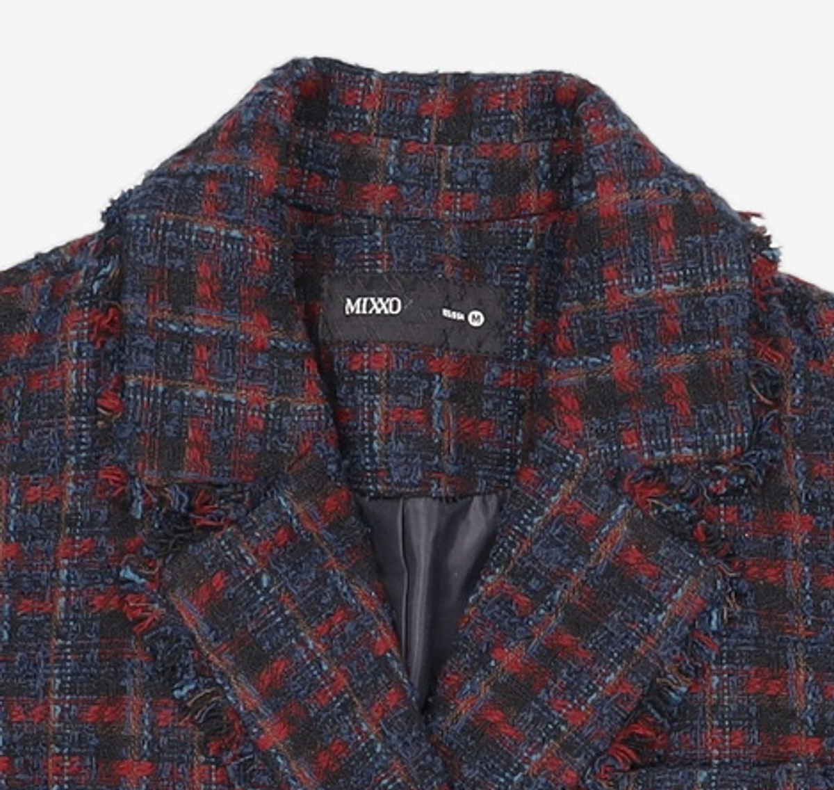 미쏘(MIXXO) 프린지 트위드자켓 MIWJK8T71G M