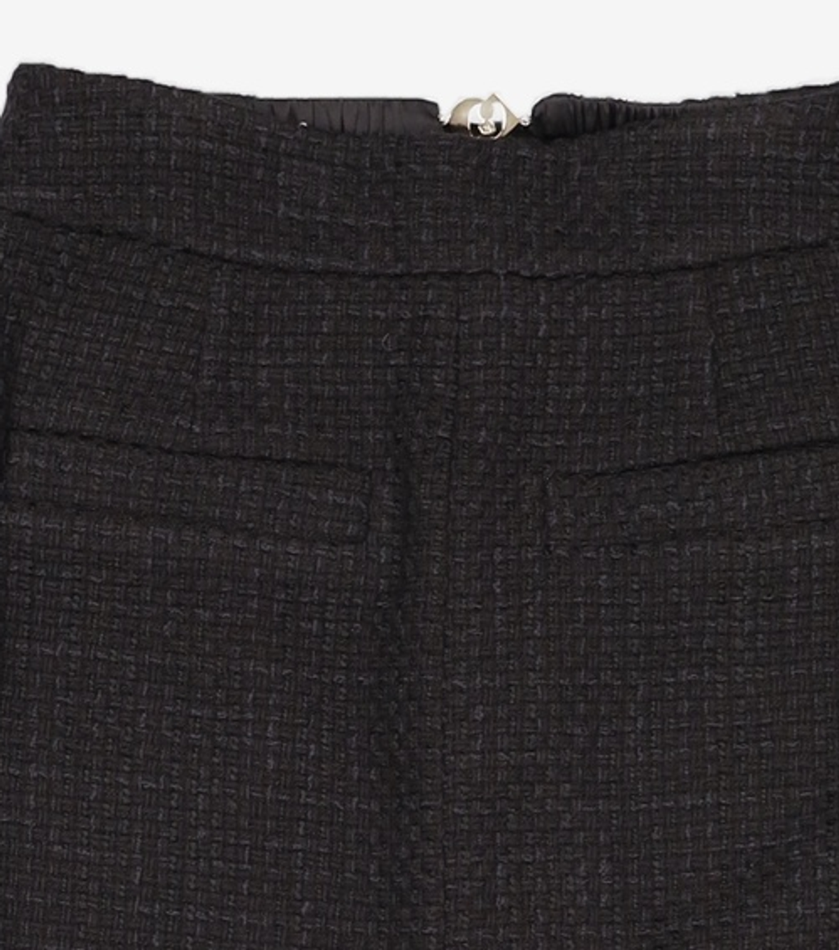 럭키슈에뜨(LUCKY CHOUETTE) [Atelier] Waist Band Point Long Skirt_LFKAW23820BKD 36