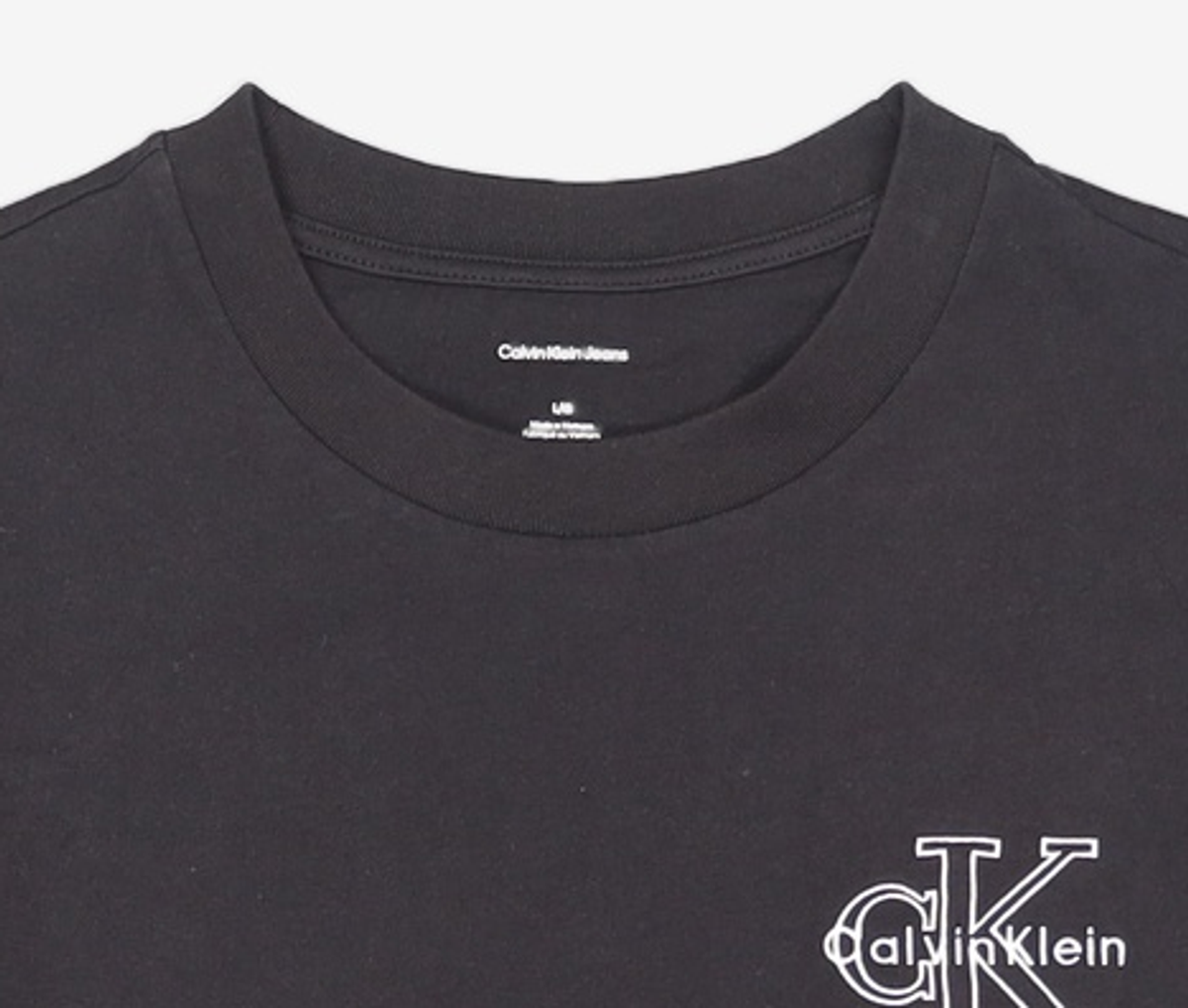 캘빈클라인 진(CALVIN KLEIN JEANS) 남성 릴렉스핏 모노그램 로고 반팔 티셔츠 4RAB821 UB1 L