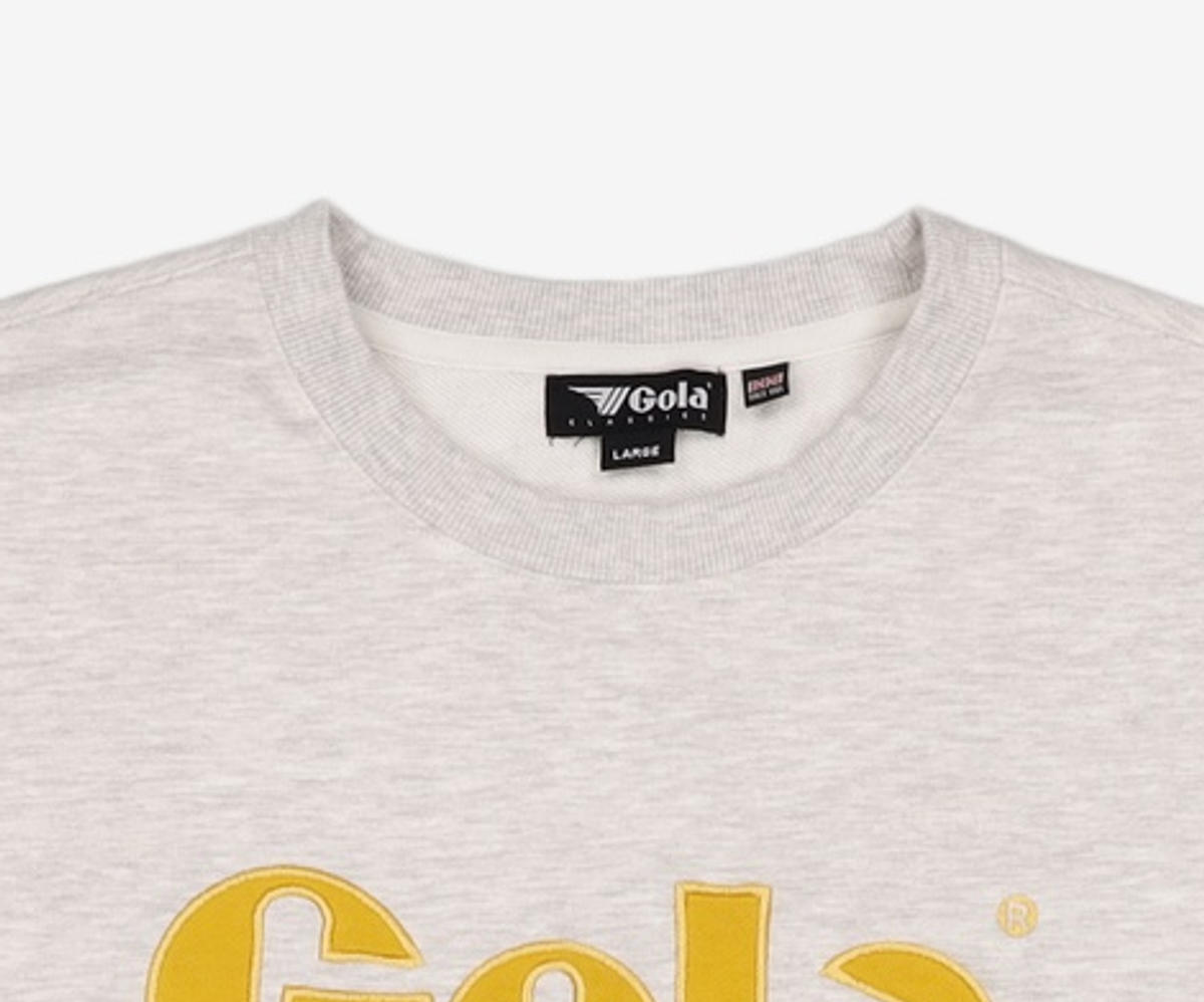 골라(GOLA) BIG LOGO SWEATSHIRTS [LIGHT GRAY] L
