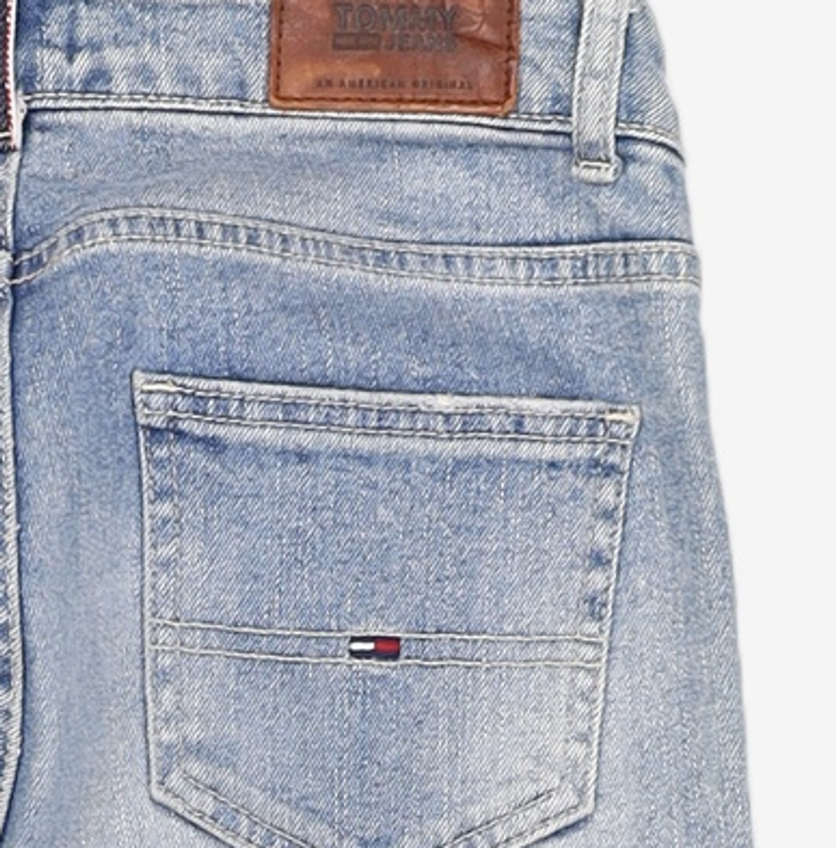 타미진스(TOMMY JEANS) [여성] 데님 스트레이트핏 디스트로이 롤업 팬츠 TUMS3EAE66L0 D40 66