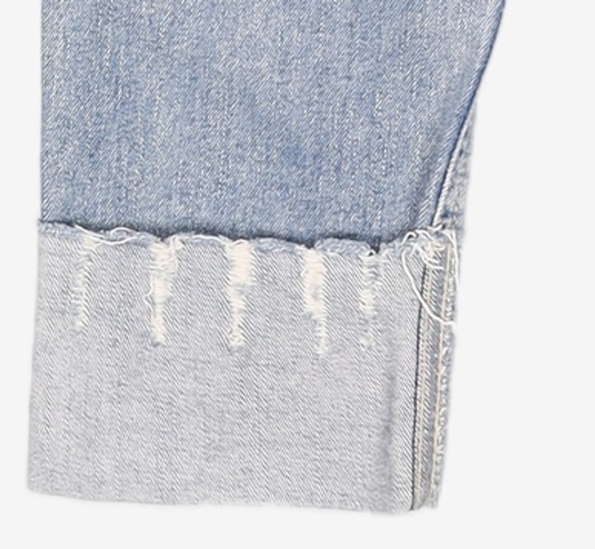 타미진스(TOMMY JEANS) [여성] 데님 스트레이트핏 디스트로이 롤업 팬츠 TUMS3EAE66L0 D40 66