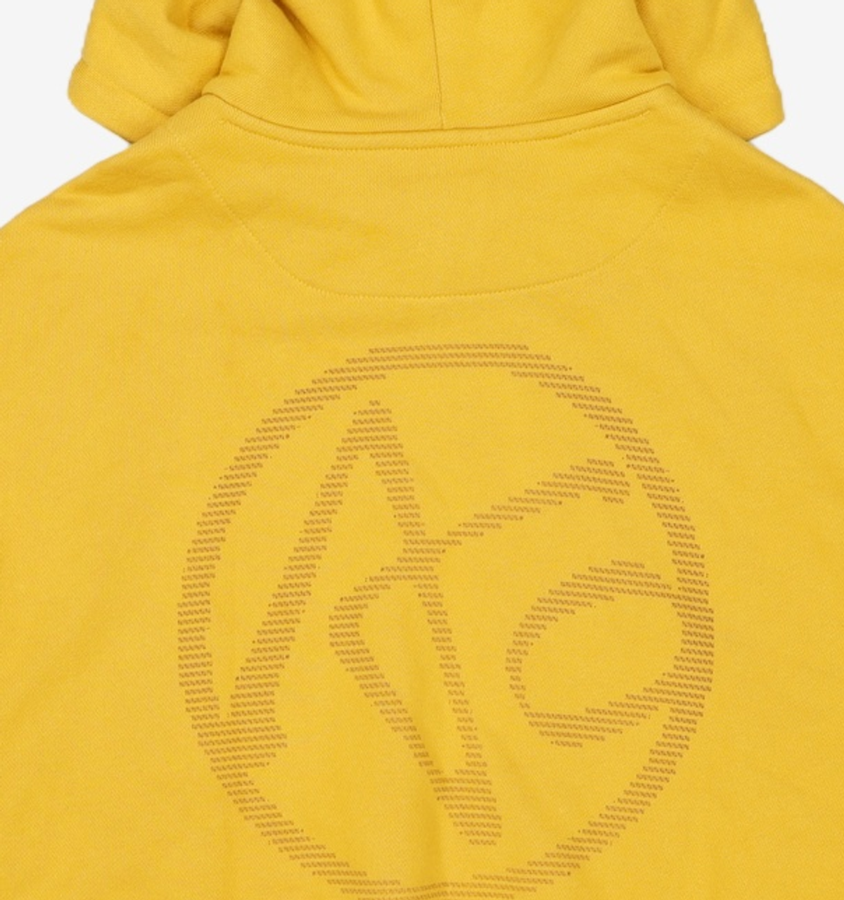 애드오프(ADDOFF) DIGITAL LOGO HOODY YELLOW M